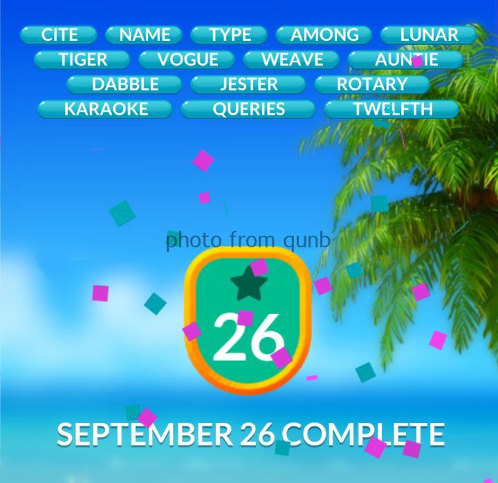 Word Stacks September 26 » Qunb Word Stacks September 26 » Qunb