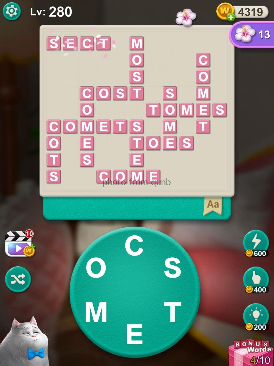 Word Villas Level 280 Qunb