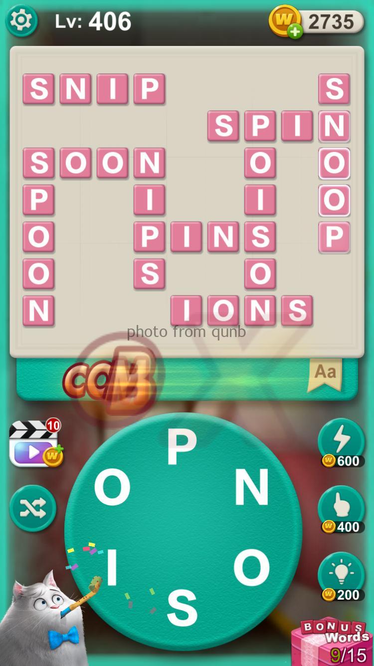 Word Villas Level 406 » Qunb