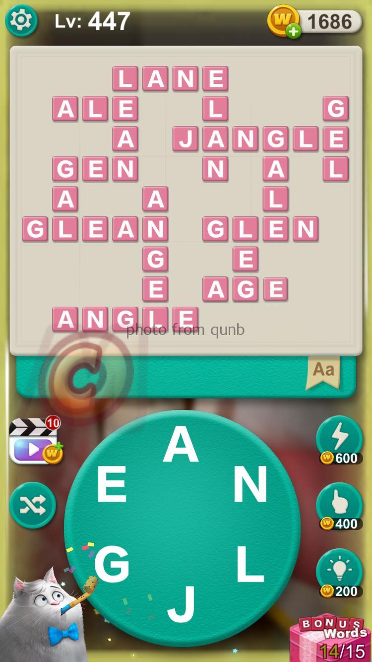 Word Villas Level 447 » Qunb