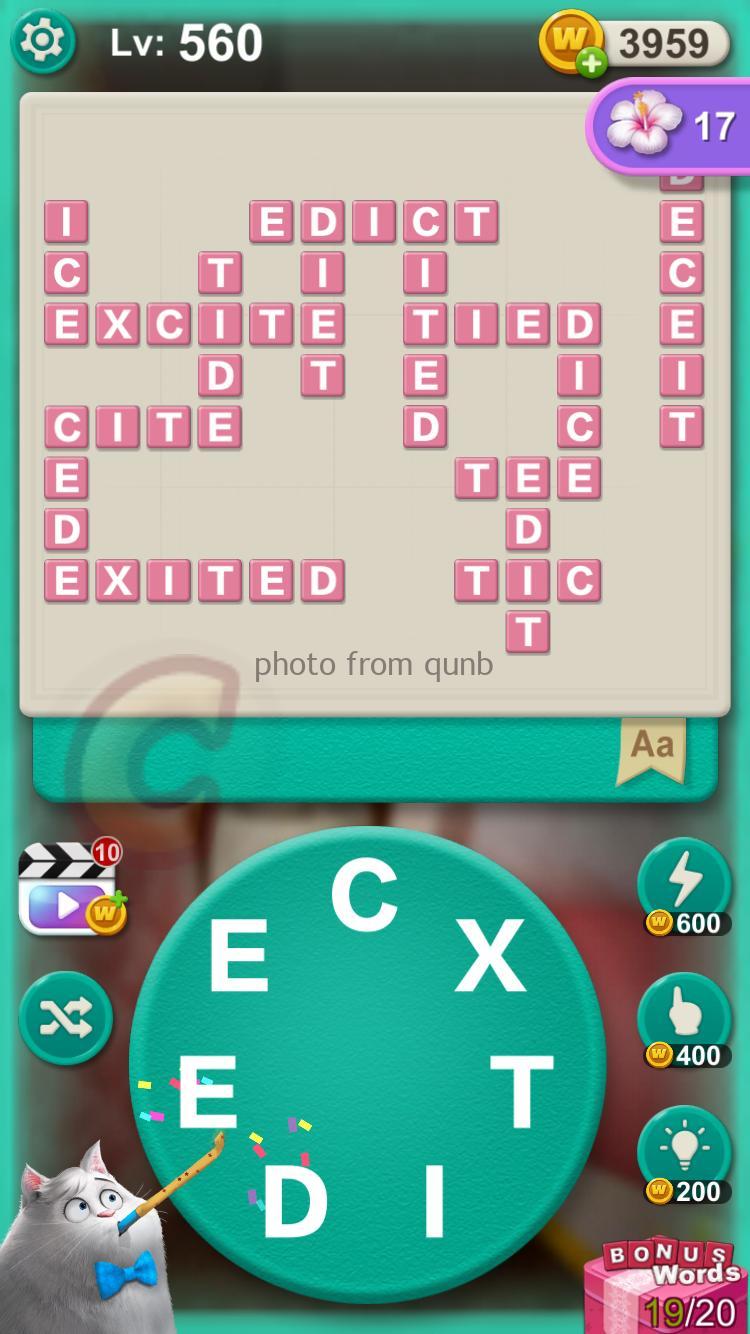 Word Villas Level 560 » Qunb