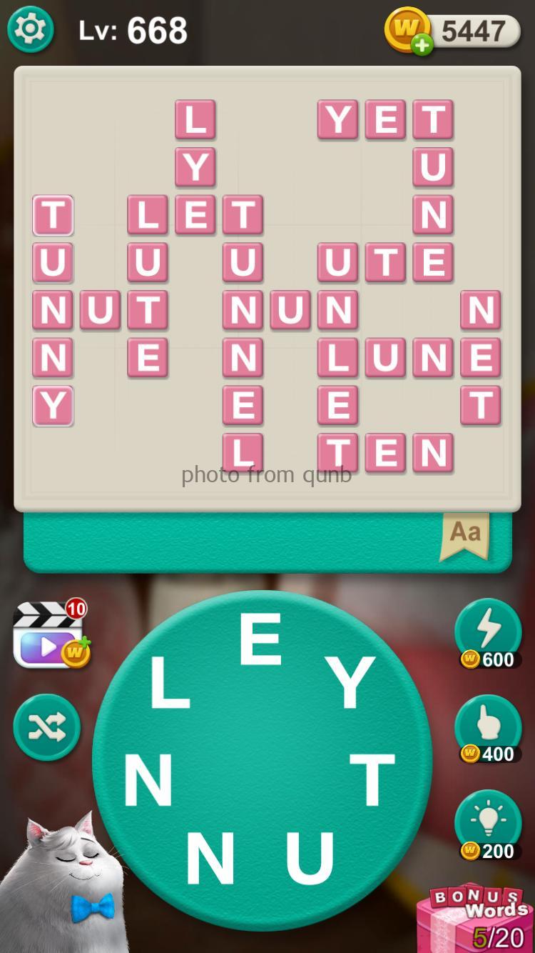 Word Villas Level 668 Qunb