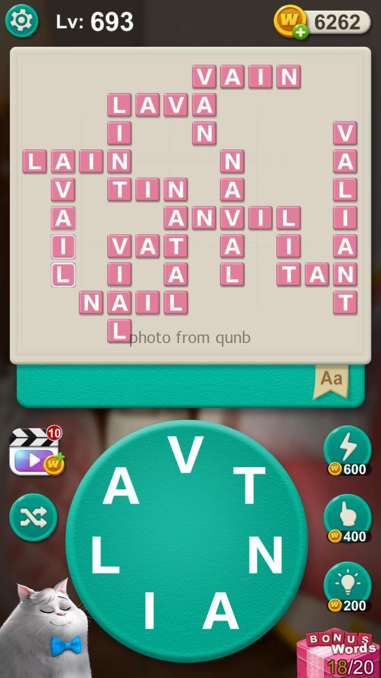 Word Villas Level 693 Qunb