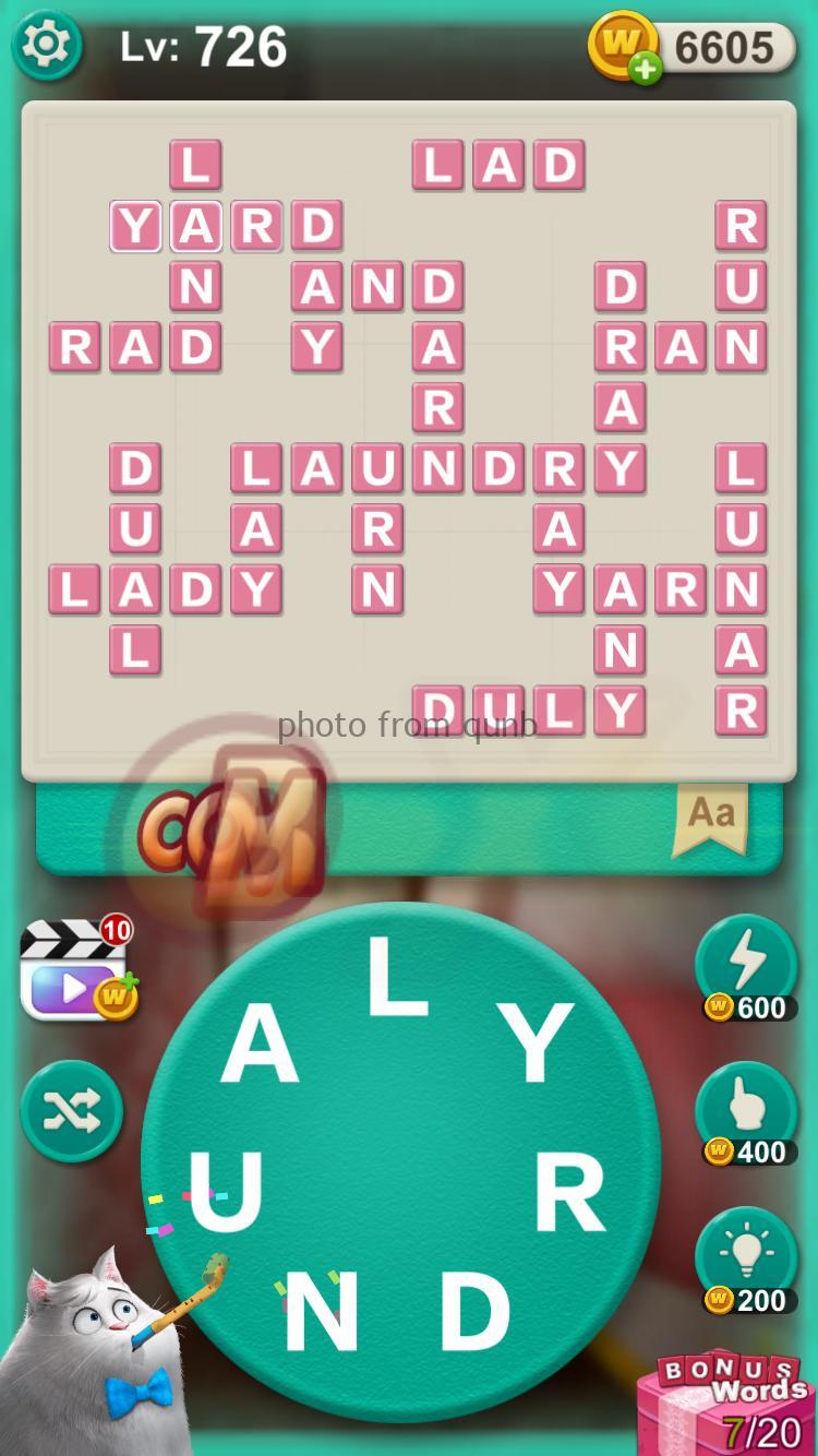 Word Villas Level 726 Qunb