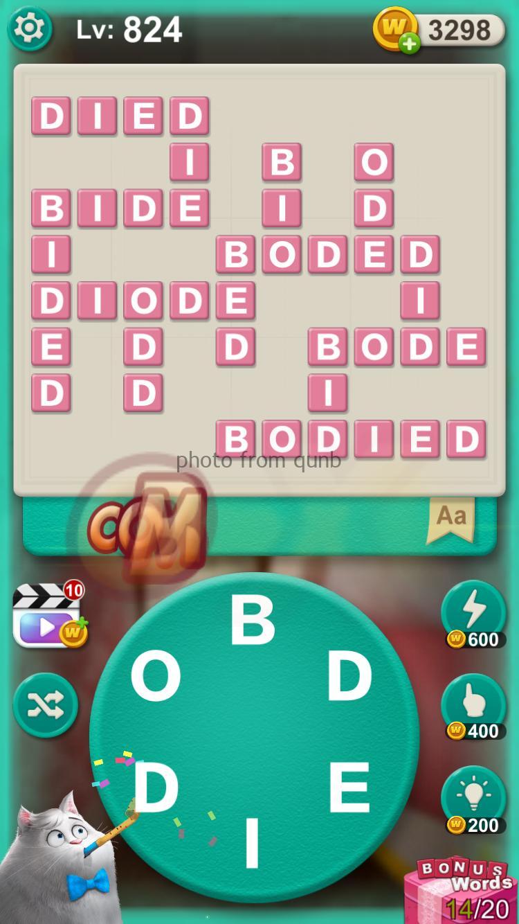 Word Villas Level 824 Qunb