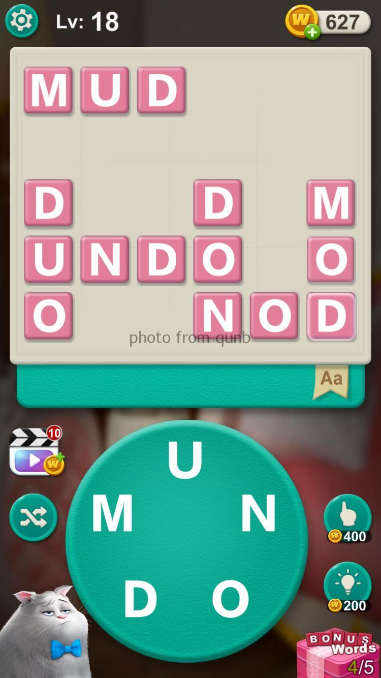 Word Villas Level 18 Answers » Qunb