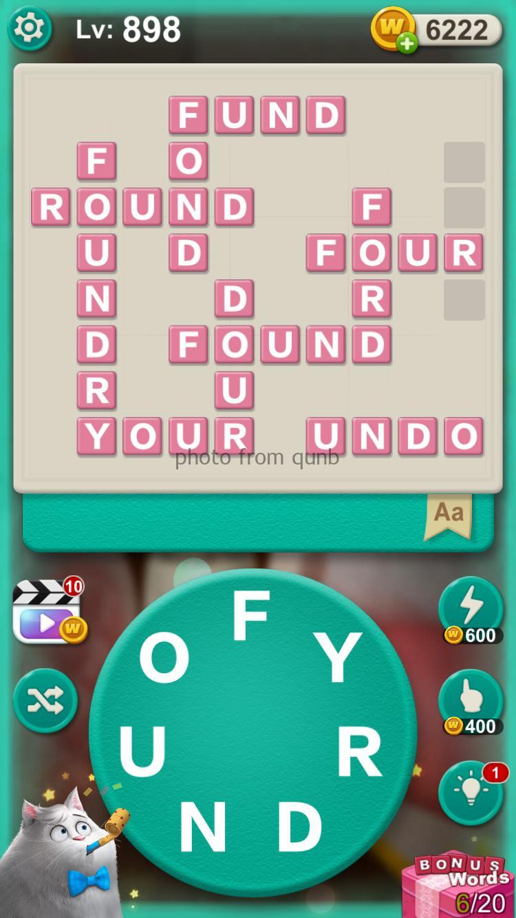 Word Villas Level 898 Qunb