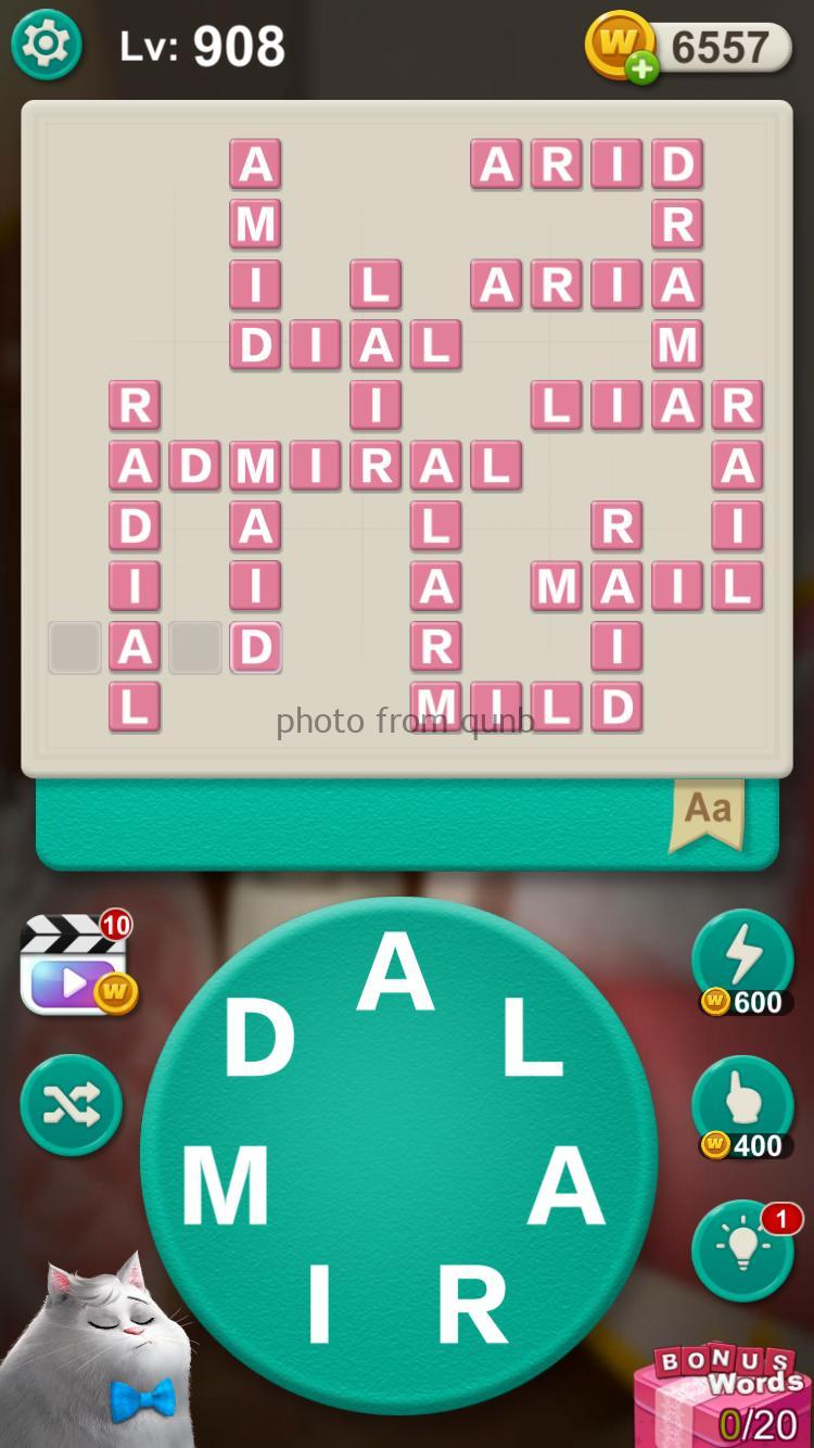 Word Villas Level 908 Qunb