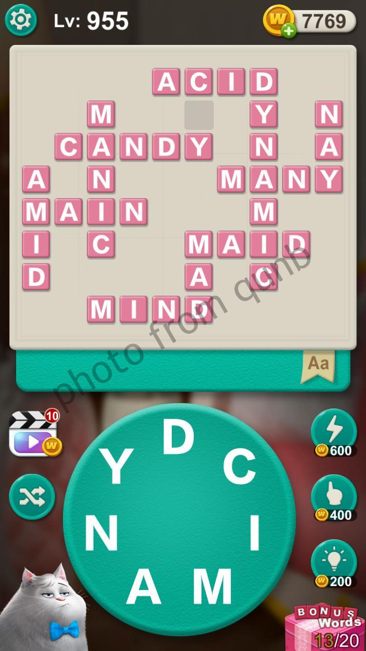 Word Villas Level 955 Qunb