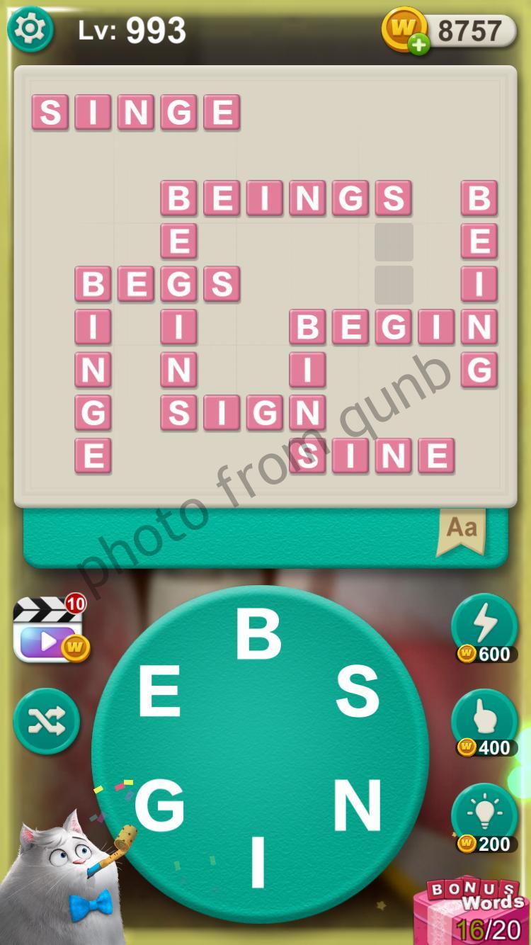 Word Villas Level 993 qunb Word Villas Level 993 qunb