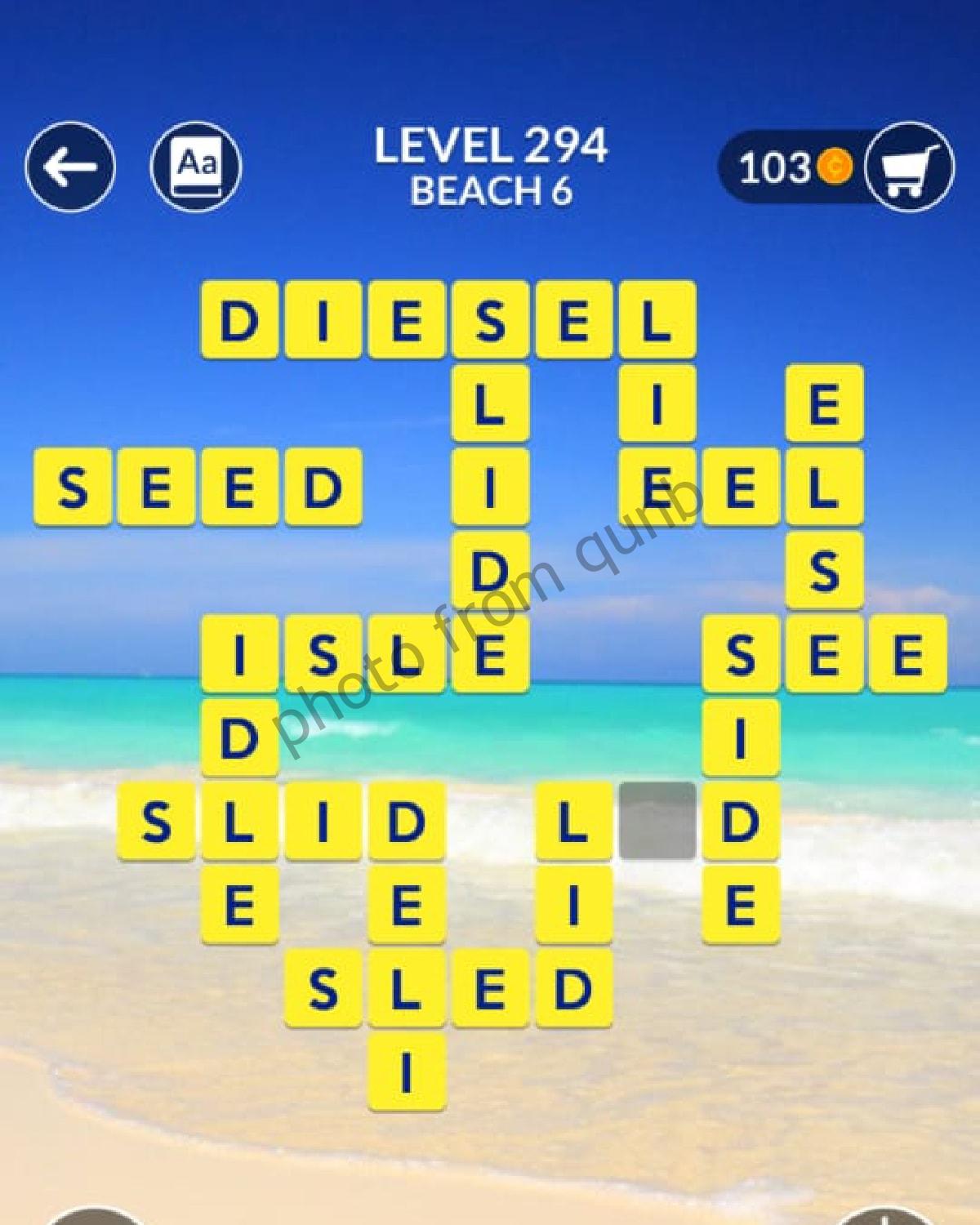 Wordscapes Level 7128 - 1l9wl5d