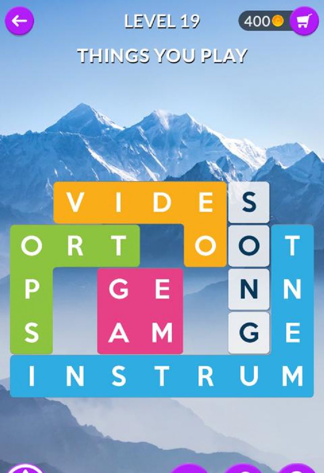 Word Shapes Answers Level 19 » Qunb
