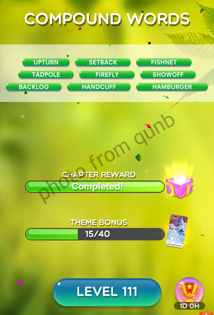 Word Crush Level 110 » Qunb