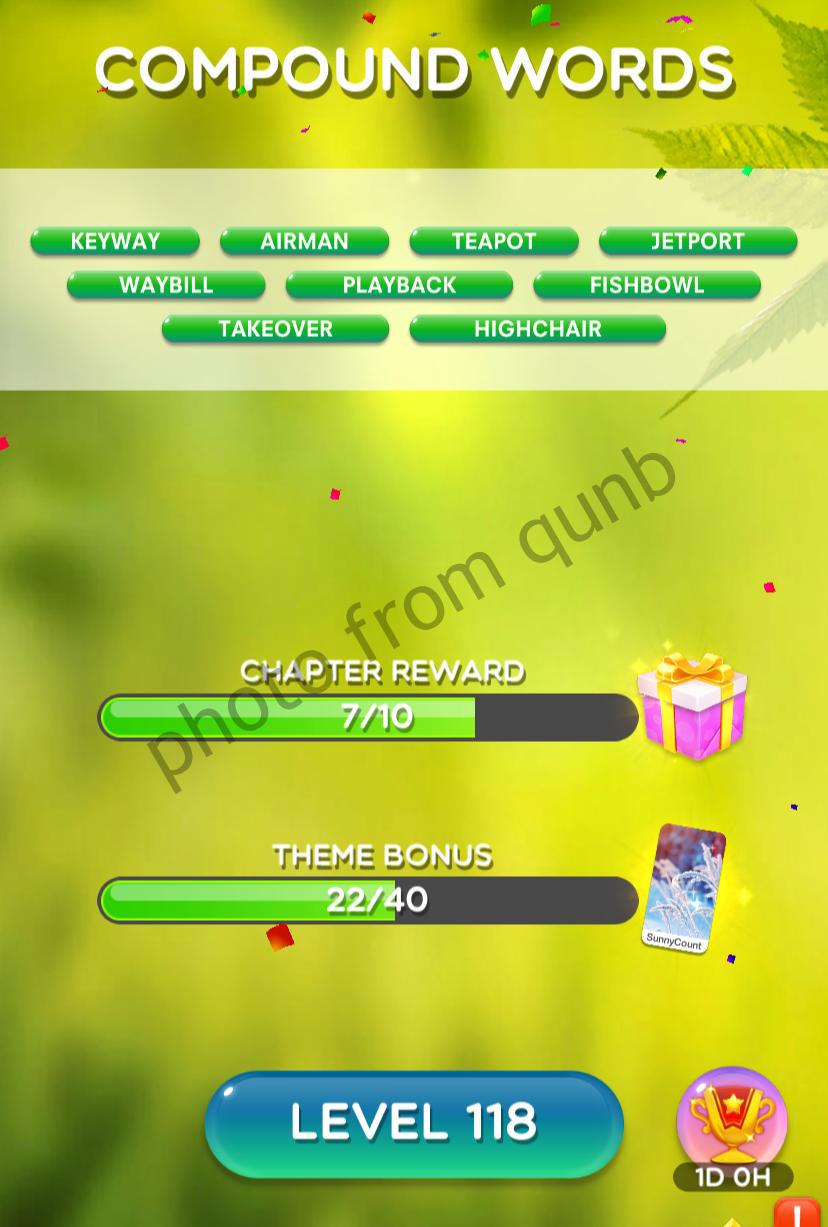 Word Crush Level 117 » Qunb