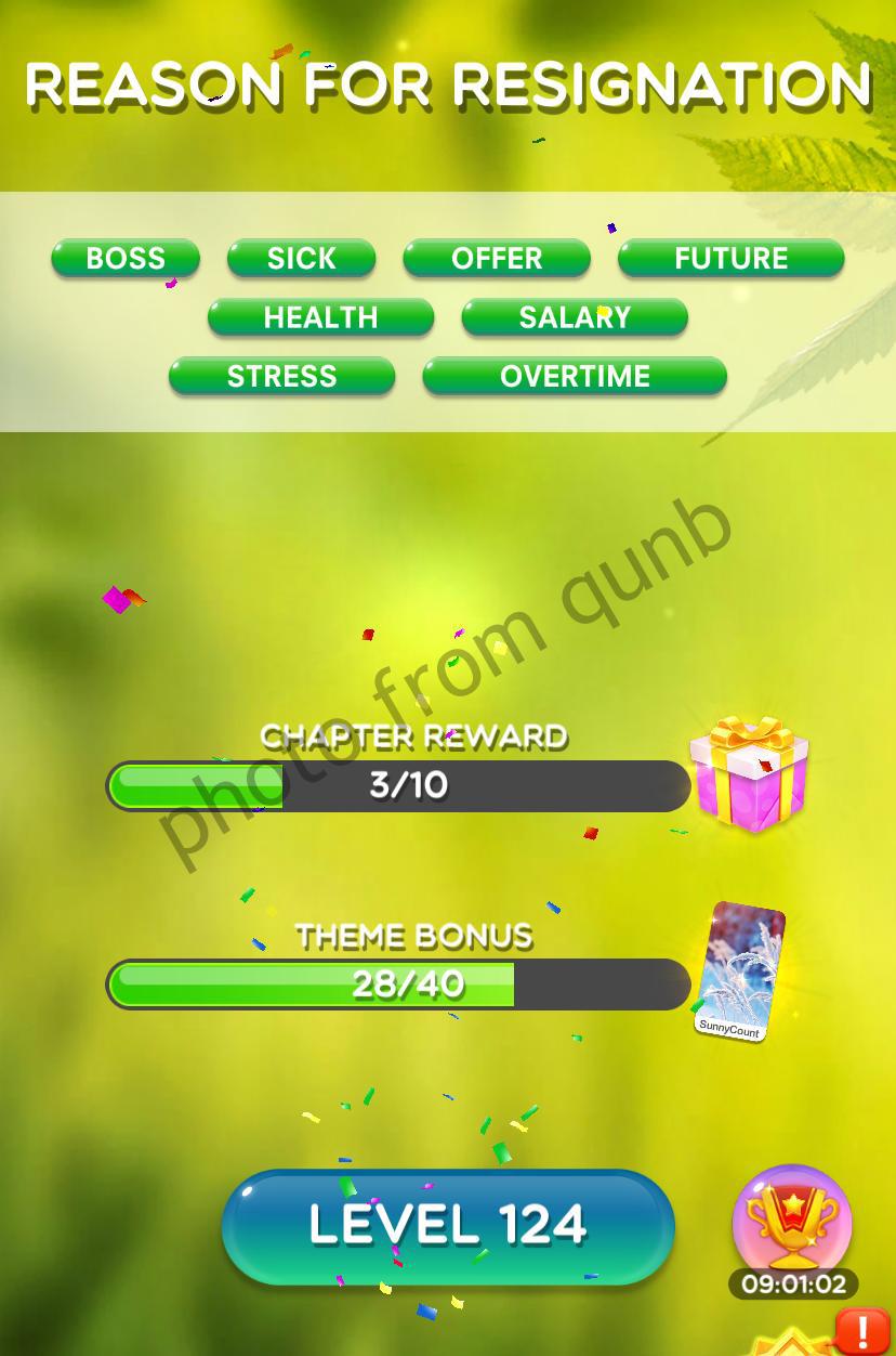 Word Crush Level 123 » Qunb