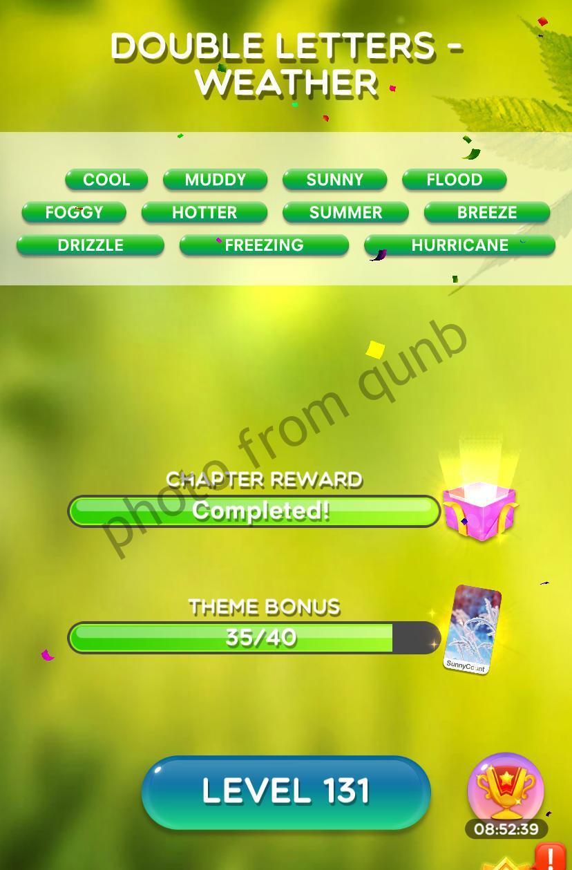 Word Crush Level 130 » Qunb