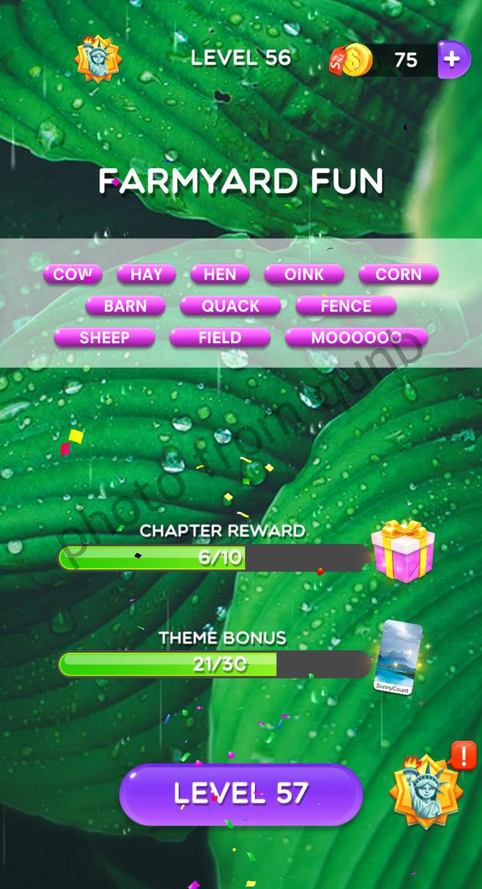 Word Crush Level 56 » Qunb