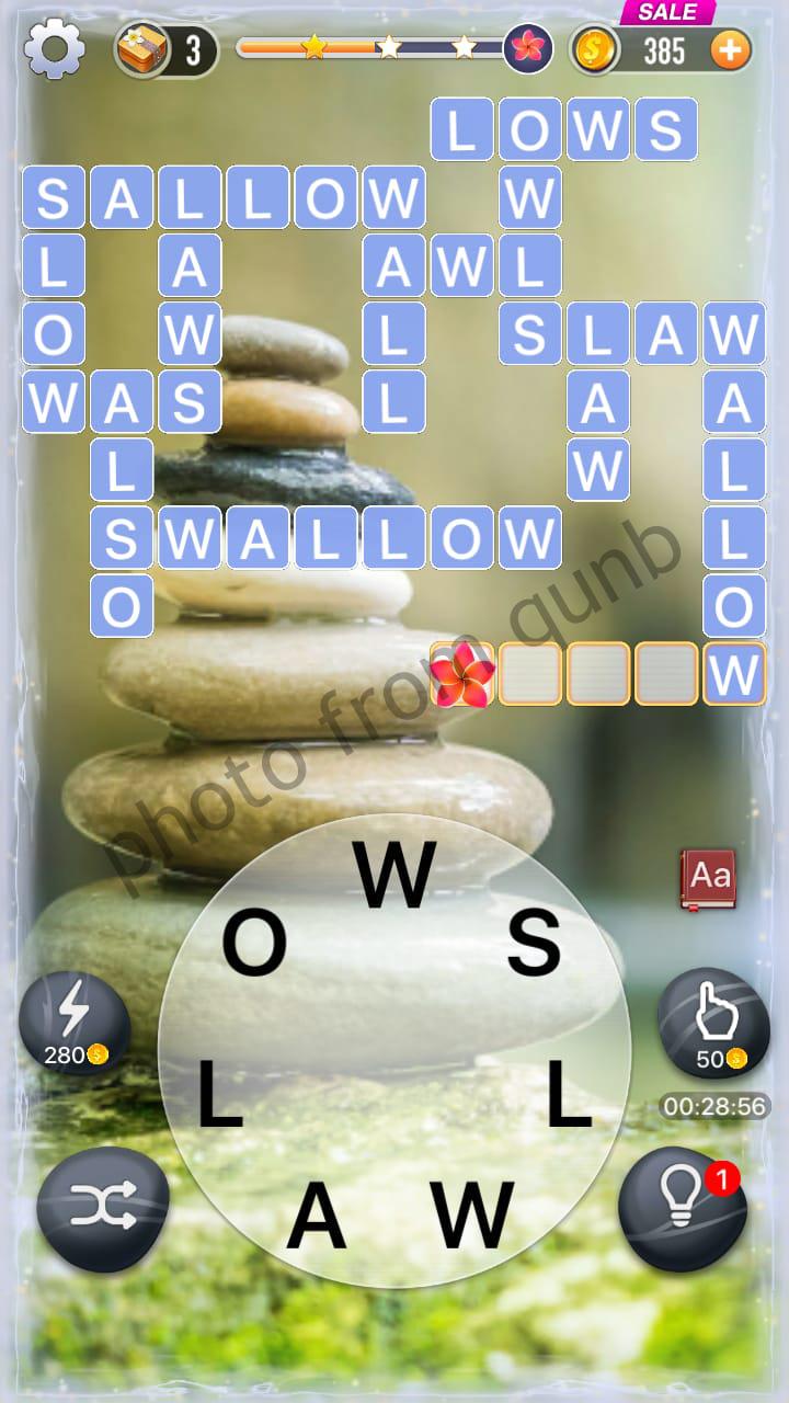 Word Crossy August 2 Qunb
