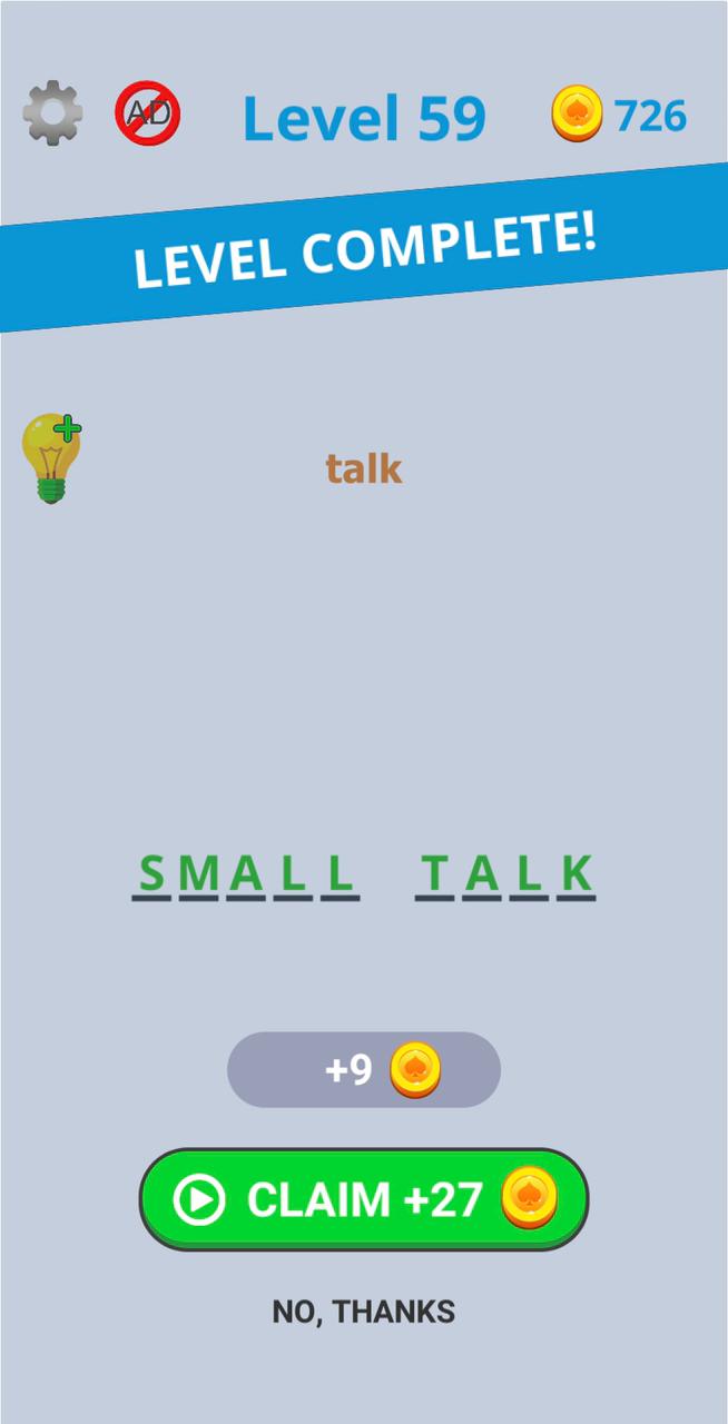 Dingbats Level 59 talk Answer Qunb