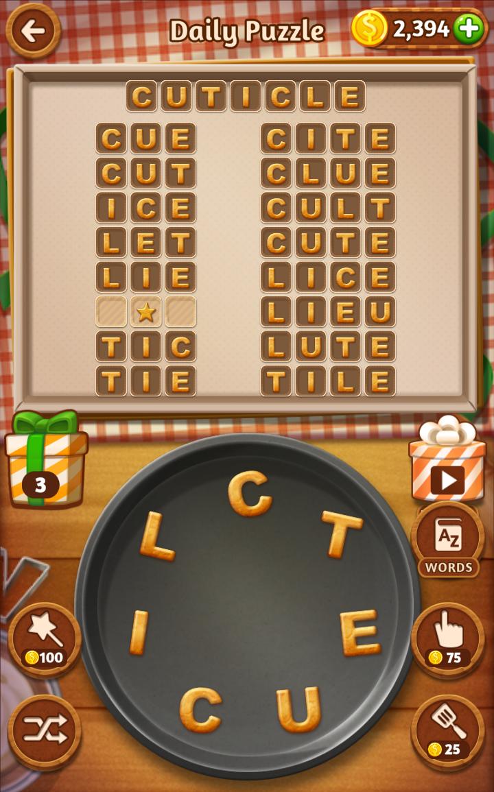 Word Cookies March 19 Qunb