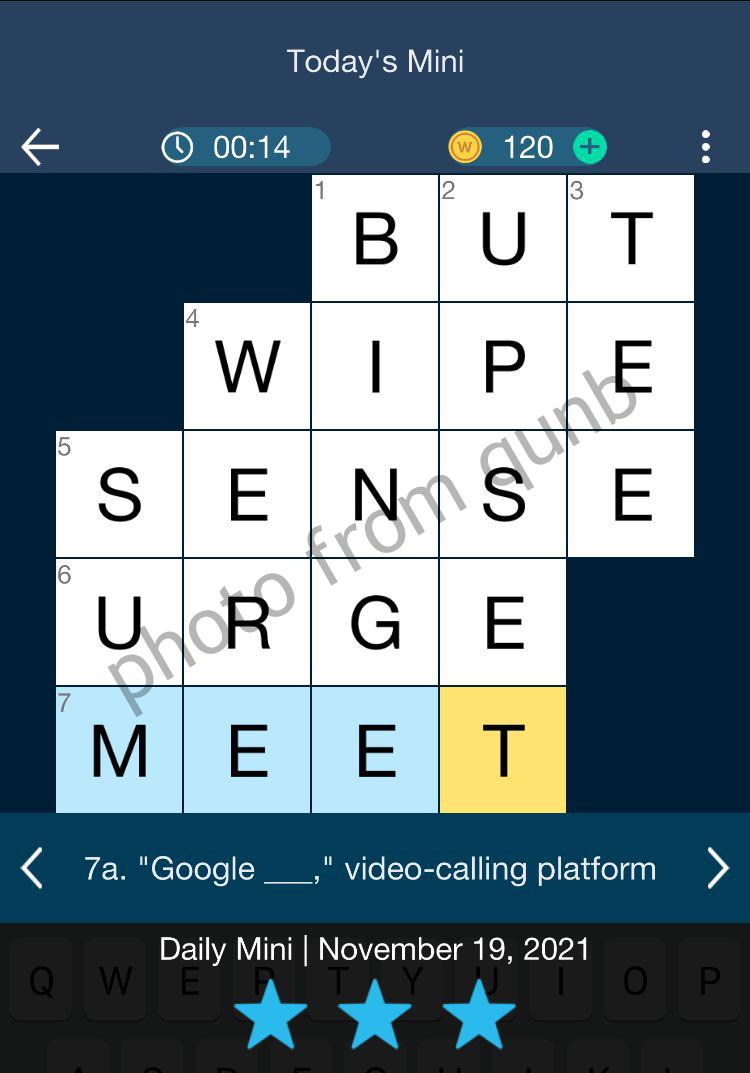 Daily Themed Mini Crossword November 19 2021 Qunb Daily Themed Mini Crossword November 19 2021 Qunb
