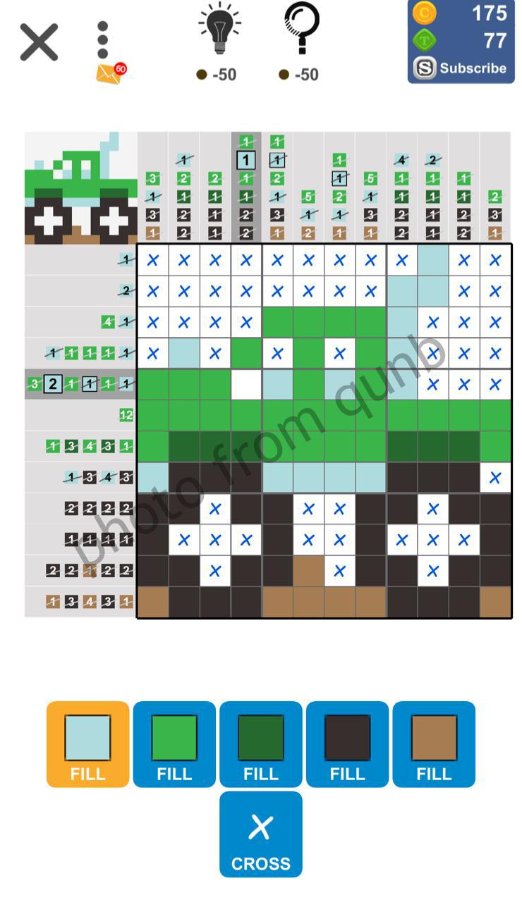 Puzzle Page Picture Cross December 18 Qunb
