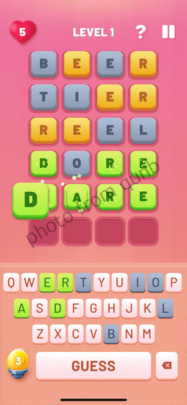 Wordoodle Level 1 Qunb