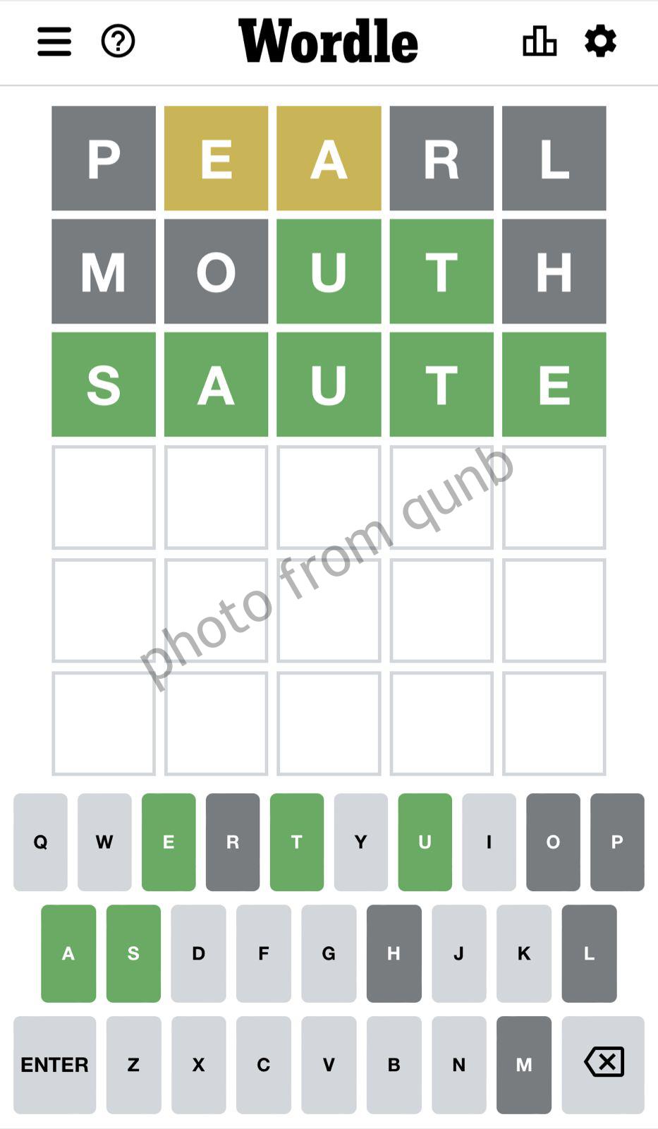 Wordle March 18 Qunb