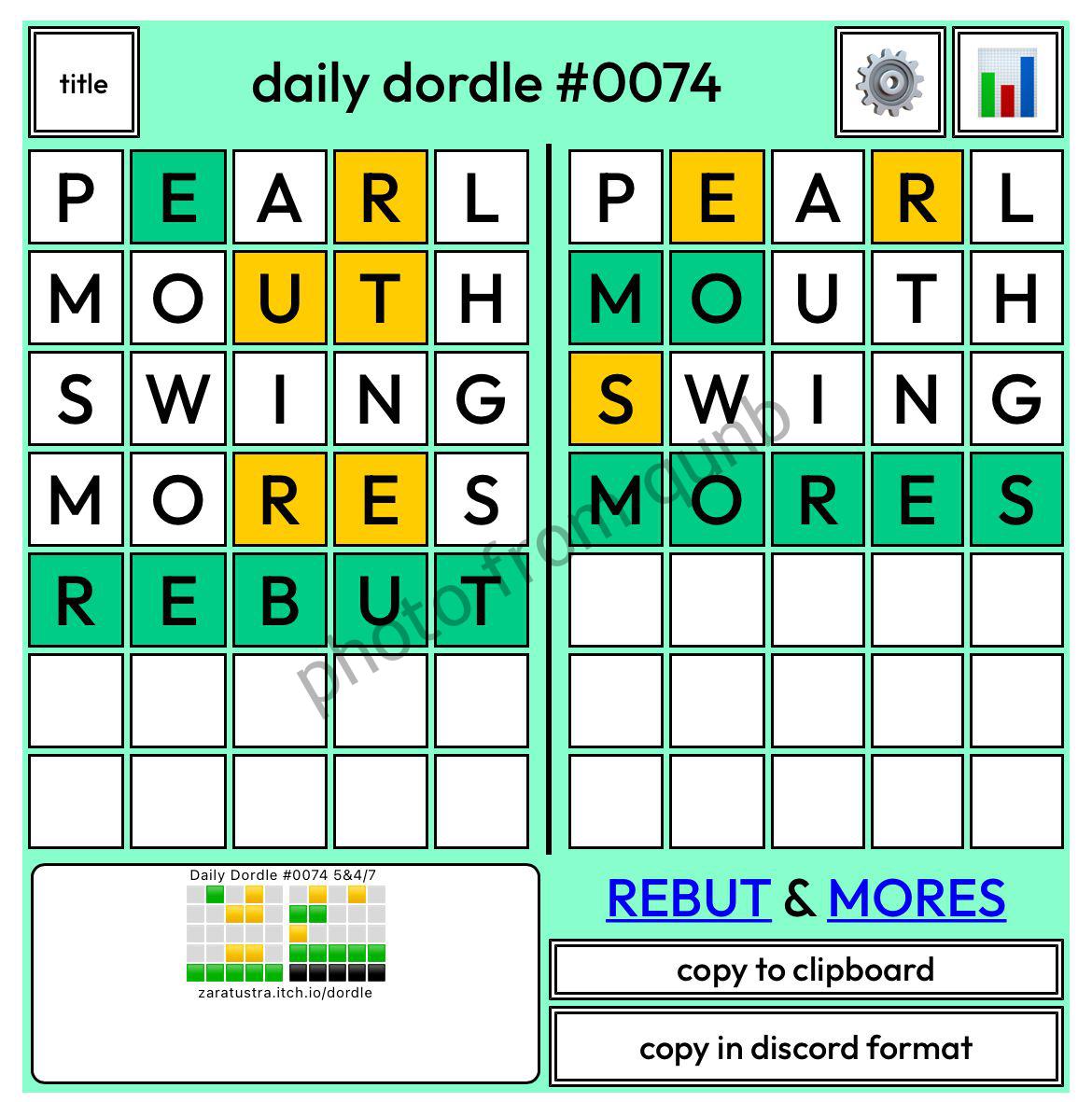 Dordle April 8 Qunb