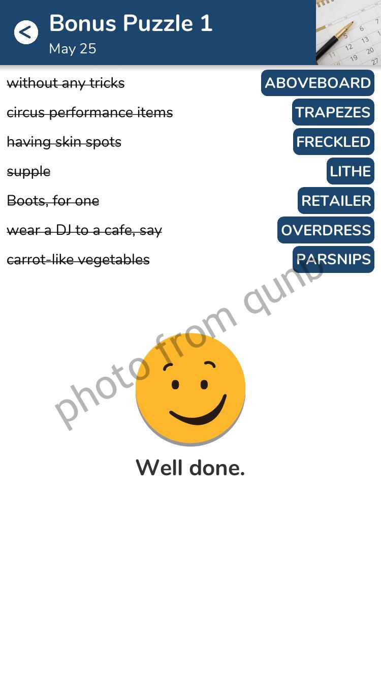 7 Little Words May 25 2022 Answers All In One Page