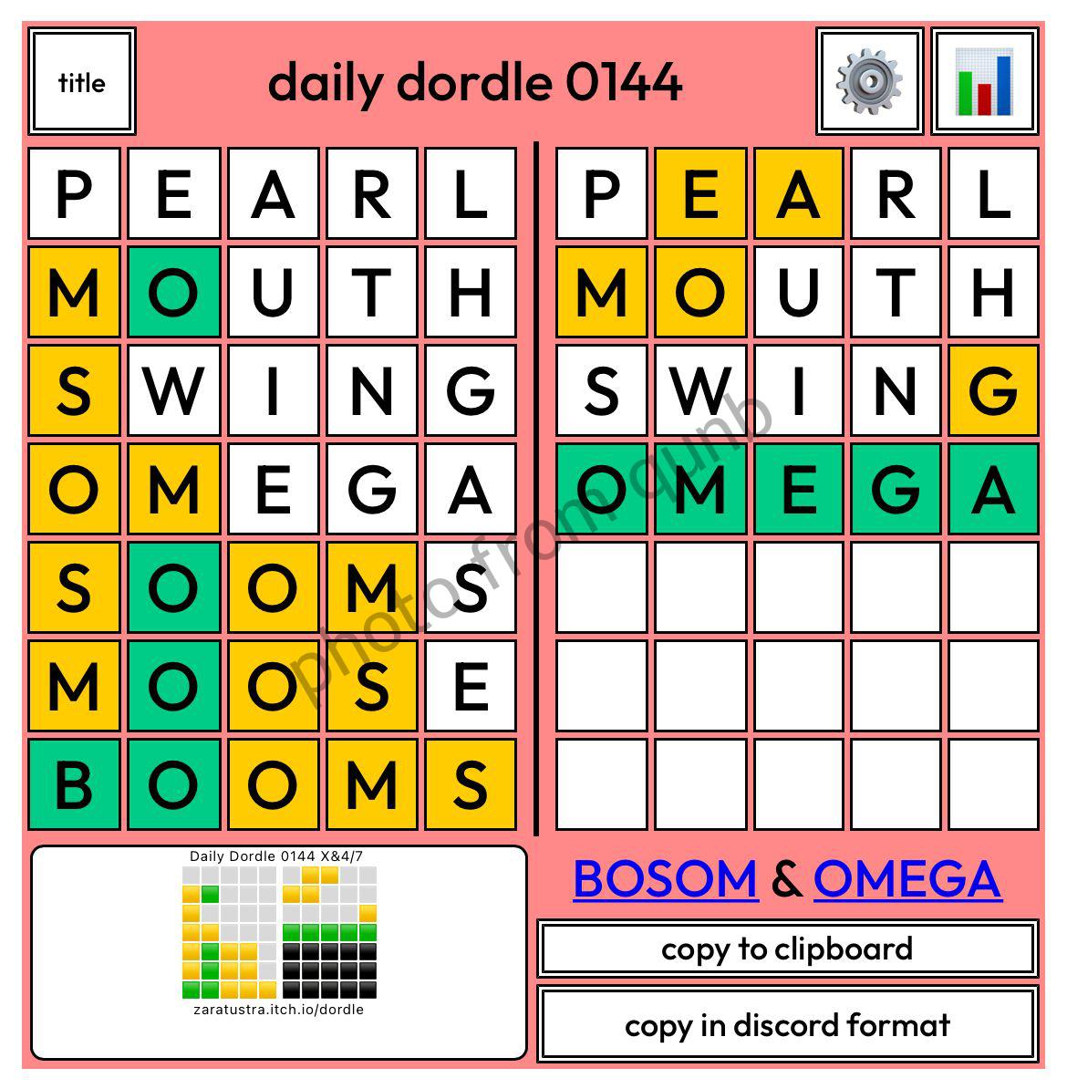 Dordle June 17 » Qunb Dordle June 17 » Qunb