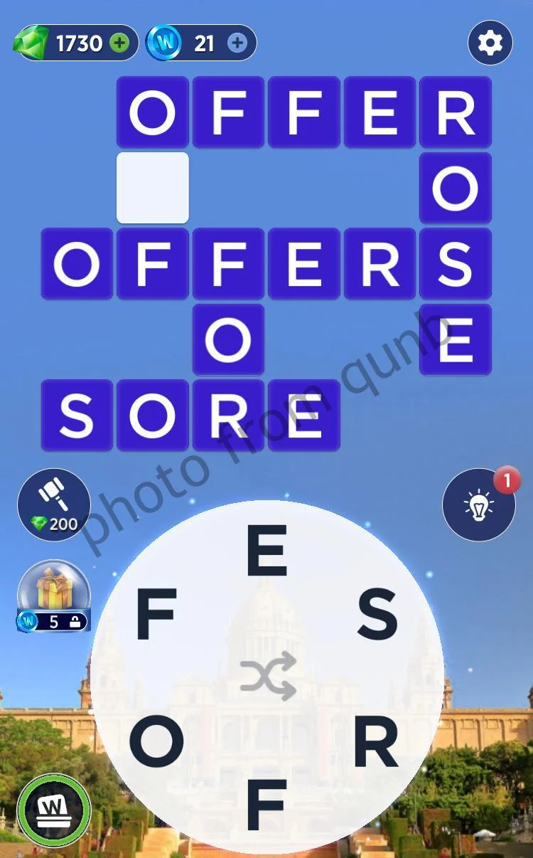Words Of Wonders Level 192 WOW Qunb