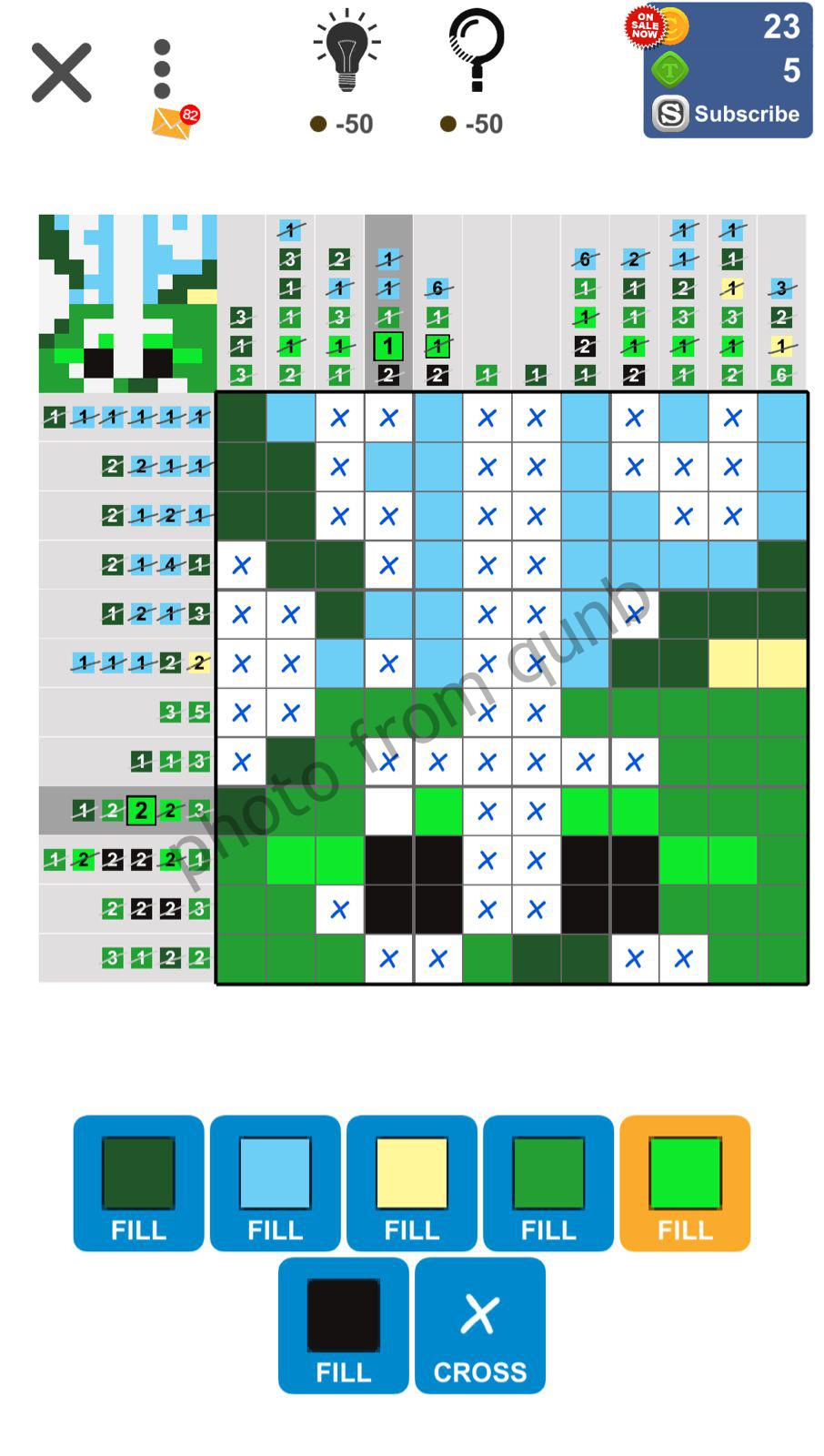 Puzzle Page Picture Cross August 4 Qunb