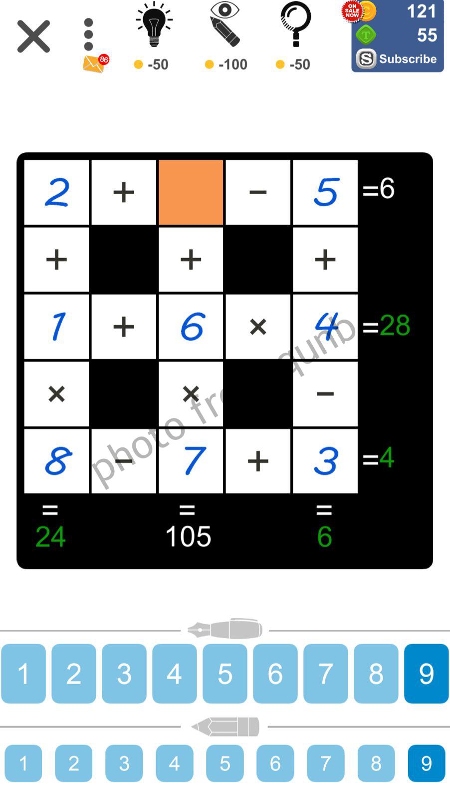 Puzzle Page Cross Sum September 19 Qunb