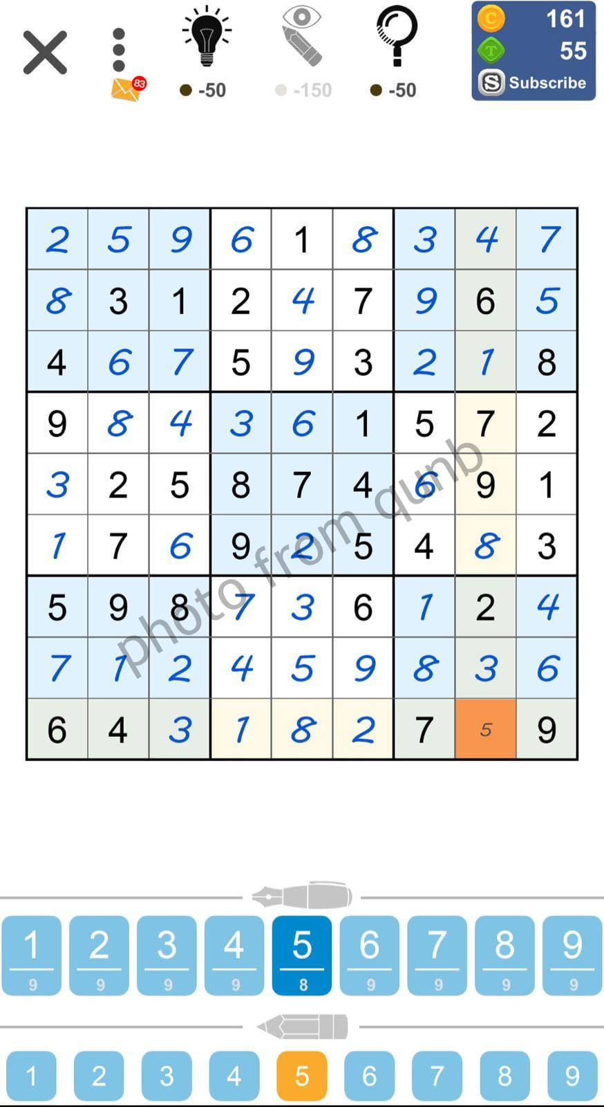 Puzzle Page Sudoku September 4 Qunb