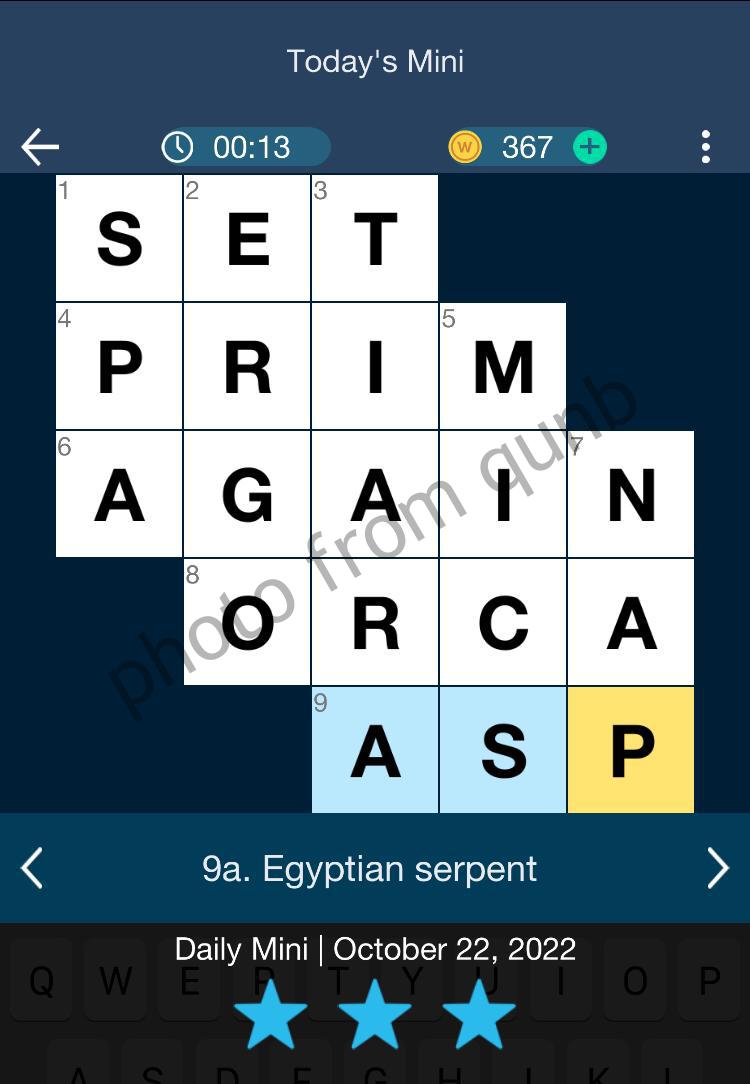 Daily Themed Mini Crossword October 22 2022 qunb Daily Themed Mini Crossword October 22 2022 qunb