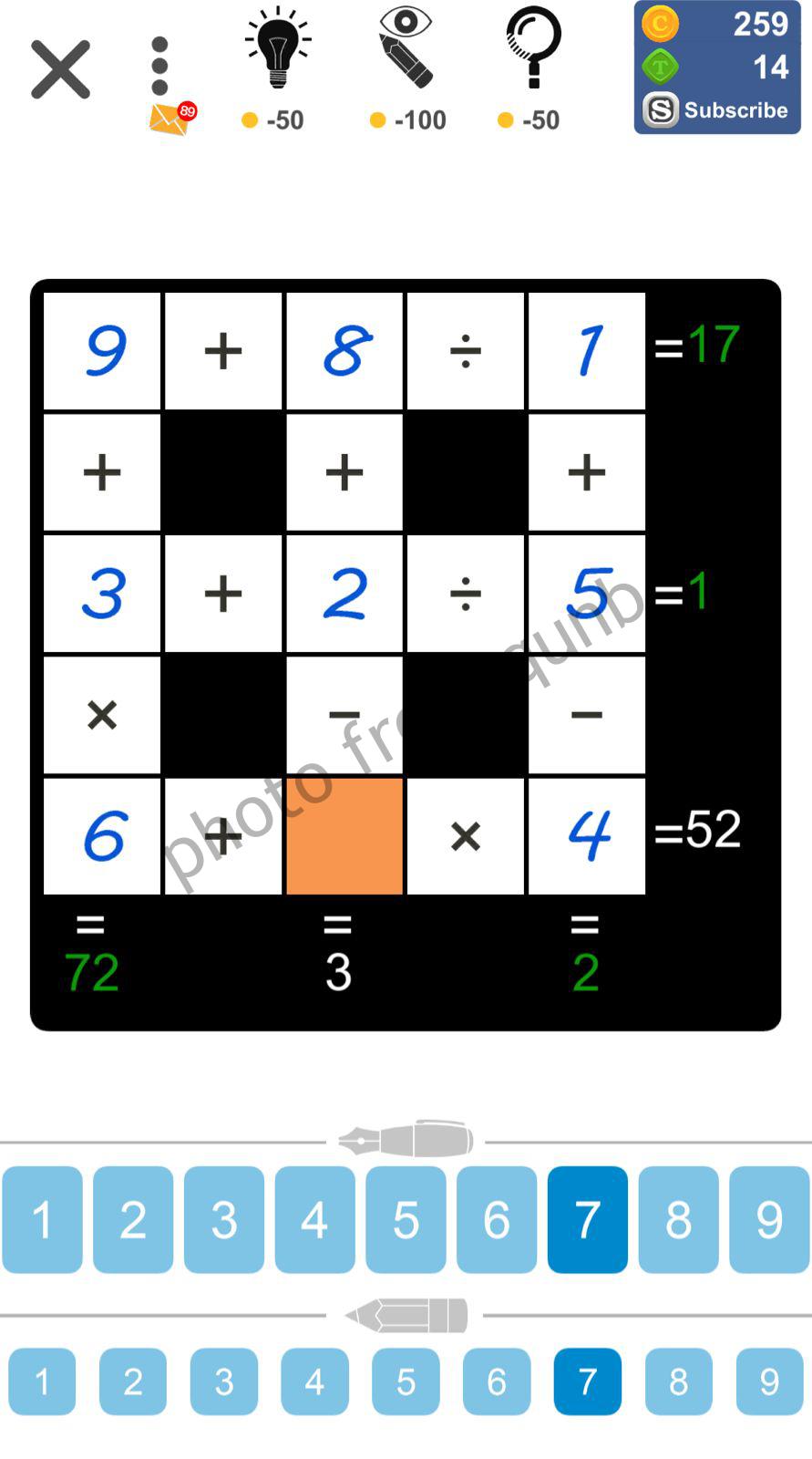 Puzzle Page Cross Sum October 24 2022 Answers Qunb