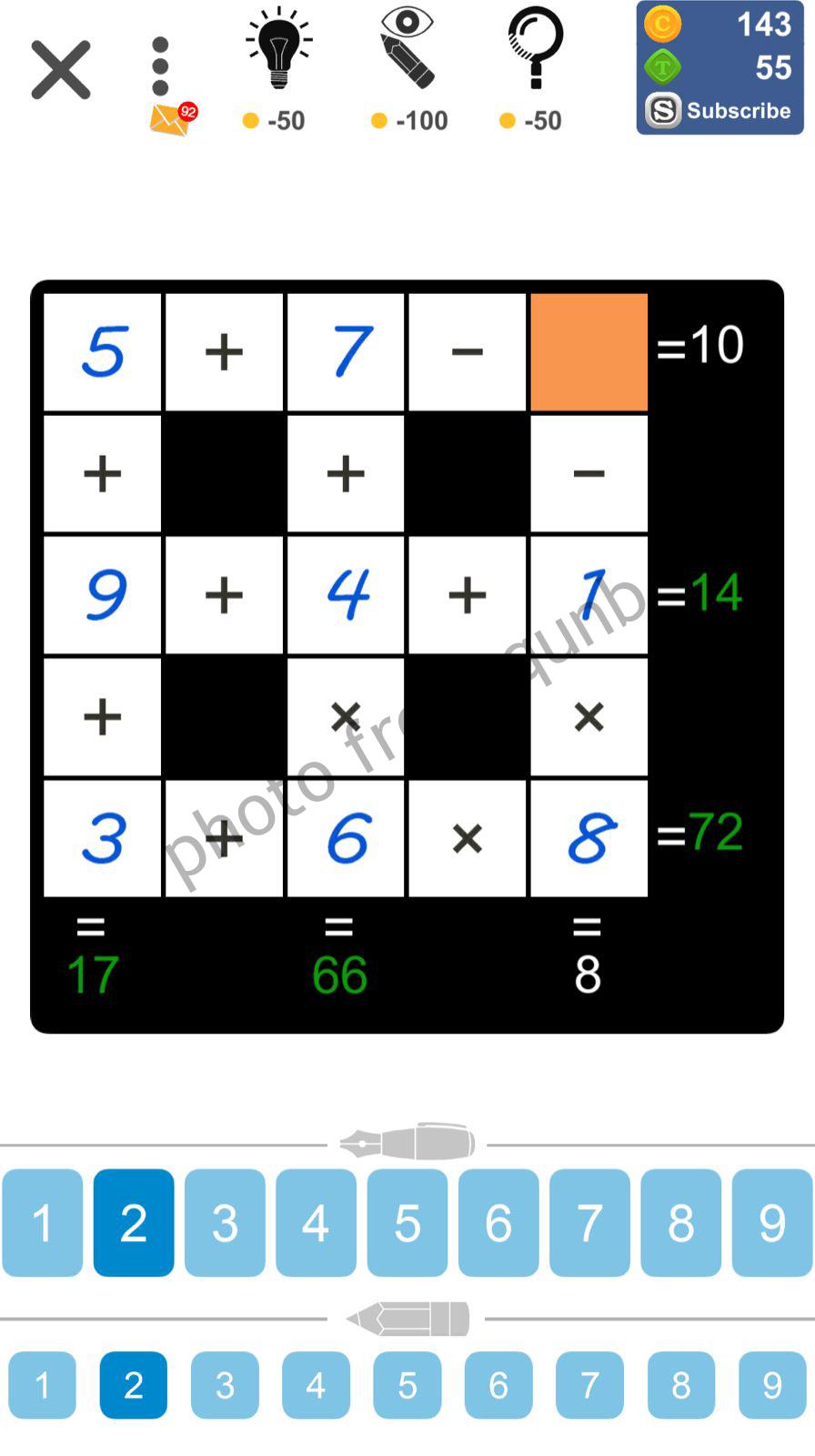Puzzle Page Cross Sum November 30 2022 Answers Qunb