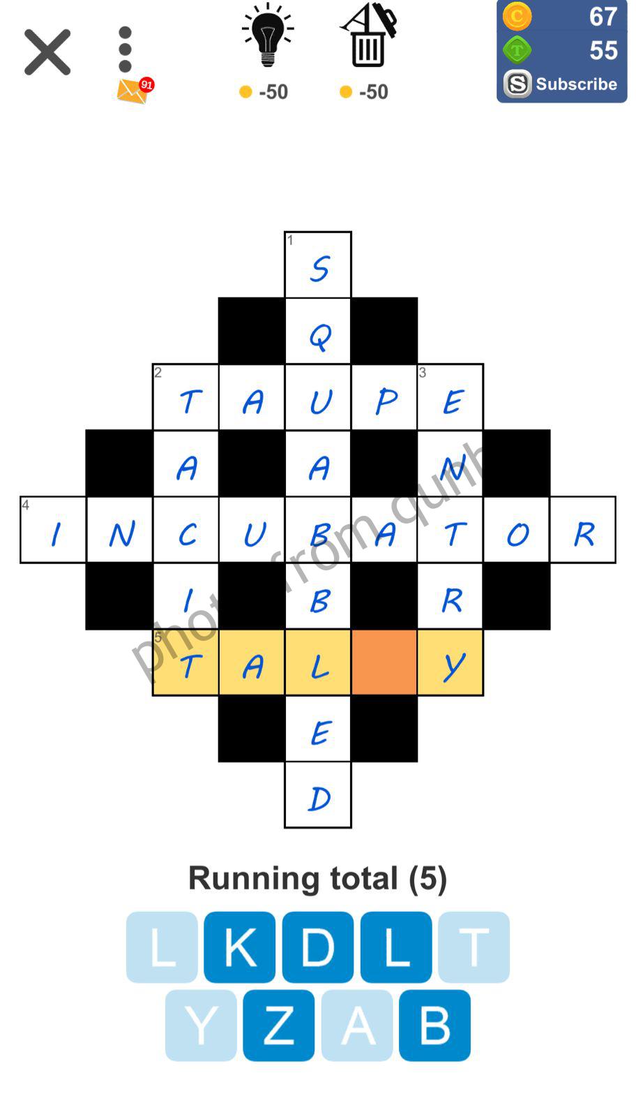 Puzzle Page Diamond November 5 Qunb