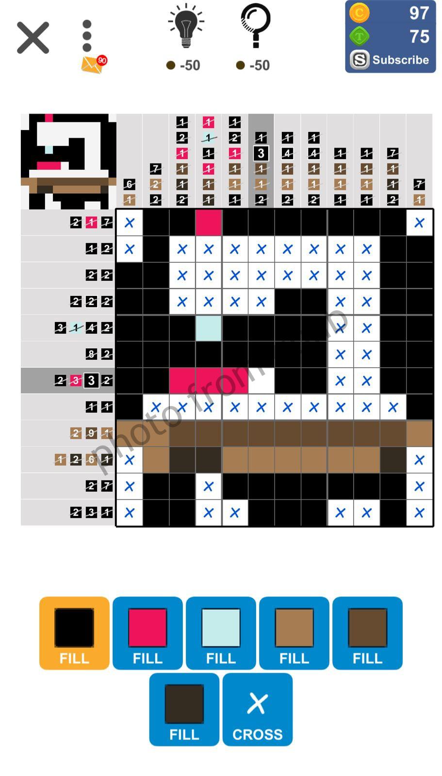 Puzzle Page Picture Cross November 8 Qunb