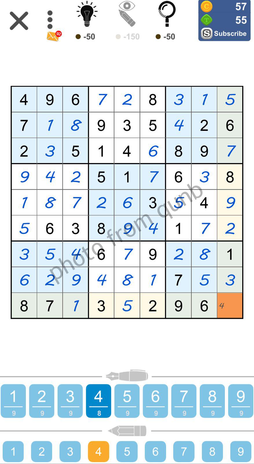 Puzzle Page Sudoku November 29 2022 Solutions Qunb