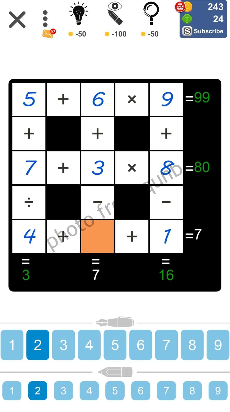 Puzzle Page Cross Sum January 2 2023 Answers