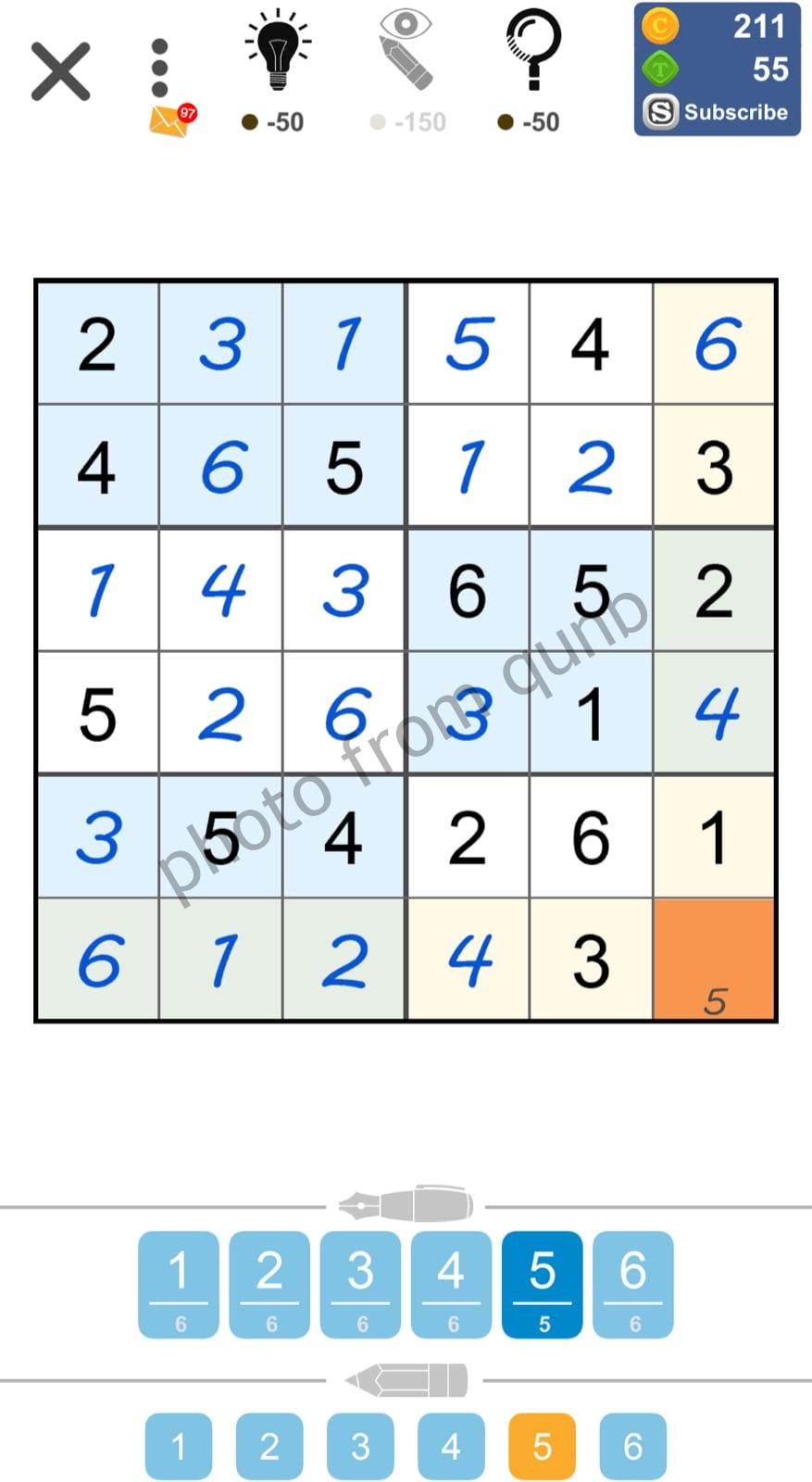 Puzzle Page Sudoku January 6 Qunb