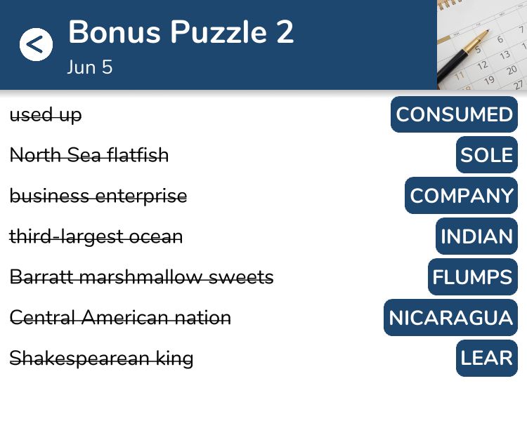 7 Little Words Bonus 2 June 5 2023 Qunb