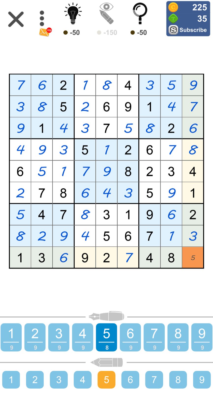 Puzzle Page Sudoku August 15 2023 Solutions