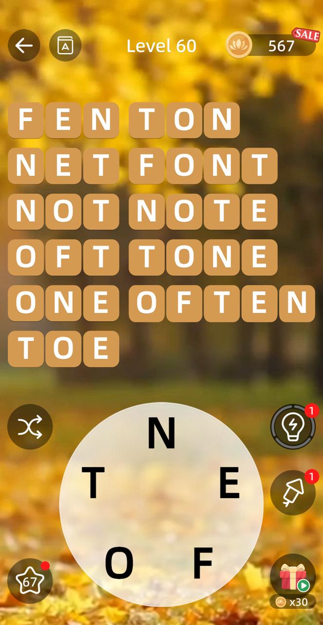 Zen Word Level 60