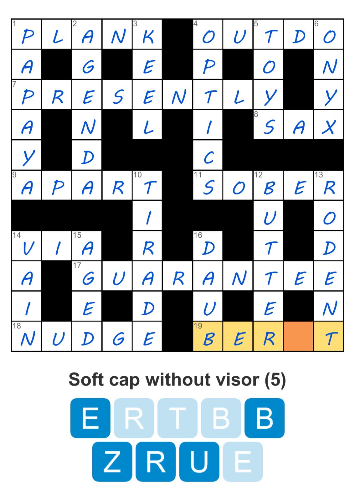 Puzzle Page Crossword January 5 2024 Answers