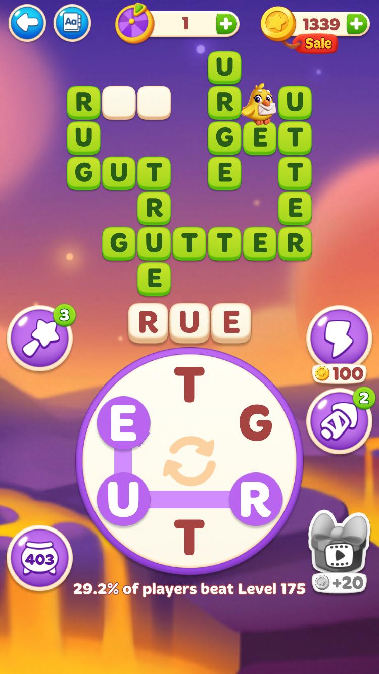 Word spells level 175 answers