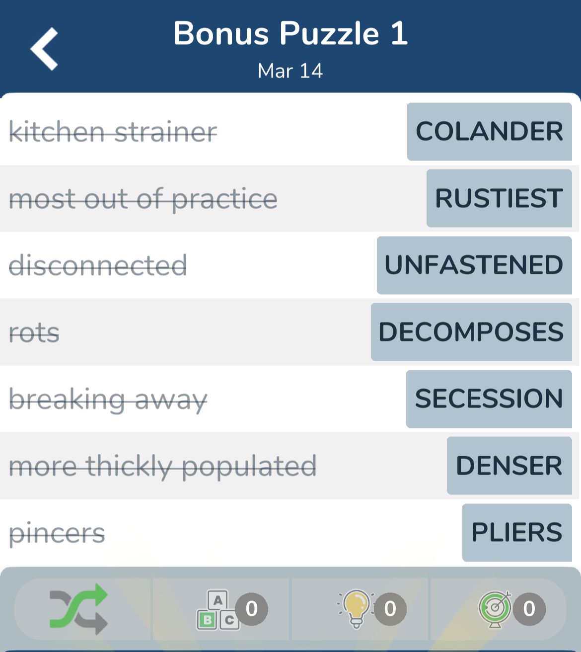 7 Little Words March 14 2024 Bonus 1 7 Little Words March 14 2024 Bonus 1