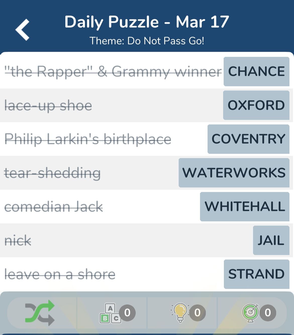 7 Little Words March 17 2024